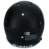Travis Hunter Autographed Colorado Buffaloes Black Matte Alternate Speed Authentic Helmet Beckett