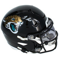 Travis Hunter Autographed Jacksonville Jaguars Speedflex Midi Helmet Beckett