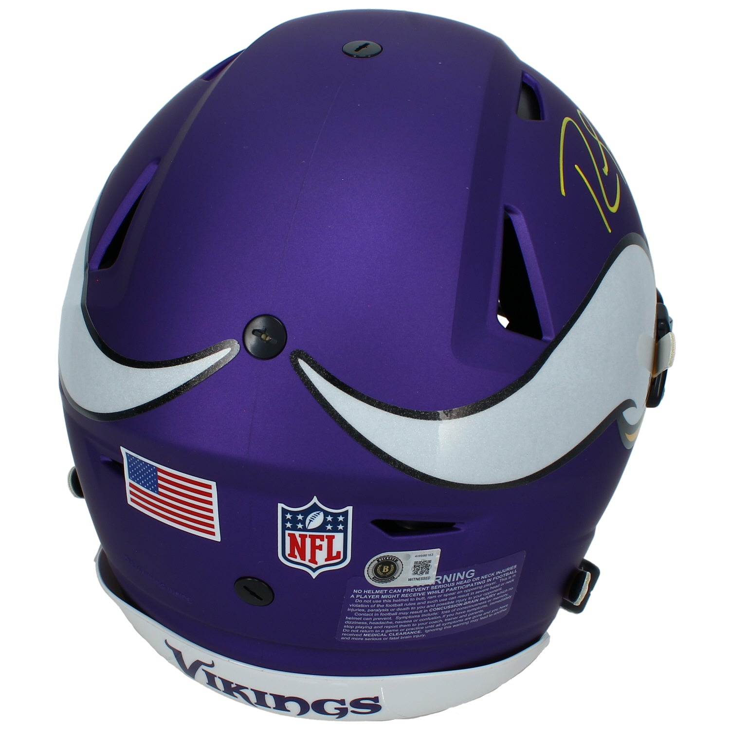 Randy Moss Autographed Minnesota Vikings SpeedFlex Authentic Helmet BeckettRandy Moss Autographed Minnesota Vikings SpeedFlex Authentic Helmet Beckett