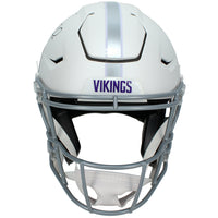 Randy Moss Autographed Minnesota Vikings White 2024 Alternate SpeedFlex Authentic Helmet Beckett