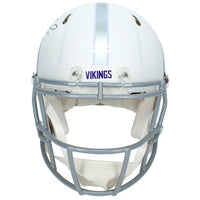 Randy Moss Autographed Minnesota Vikings White 2024 Alternate Speed Authentic Helmet Beckett