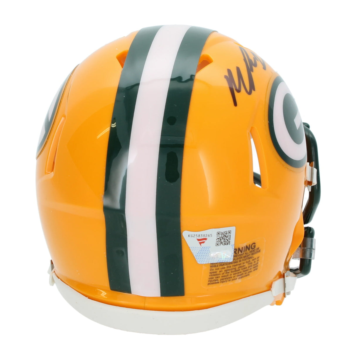 Micah Parsons Autographed Green Bay Packers Mini Helmet Fanatics