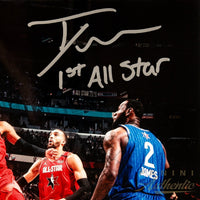 TRAE YOUNG Autographed Inscribed "1st All Star" 16" x 20" Photo PANINI LE 1/111