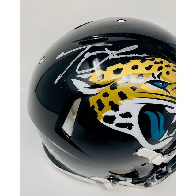 TREVOR LAWRENCE Autographed Jaguars Authentic Speed Helmet FANATICS