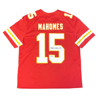 Patrick Mahomes Autographed Kansas City Chiefs Red Nike Limited Jersey Beckett