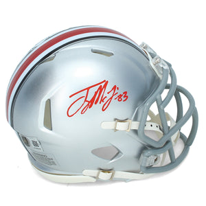 Terry McLaurin Autographed Ohio St. Buckeyes Speed Mini Helmet Beckett Witnessed