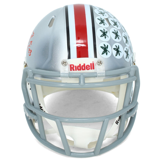 Terry McLaurin Autographed Ohio St. Buckeyes Speed Mini Helmet Beckett Witnessed