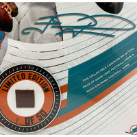 TUA TAGOVAILOA Miami Dolphins Framed 15 x 17 Game Used Football Collage LE 1/50