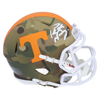 Peyton Manning Autographed Volunteers Mini Camo Helmet Fanatics