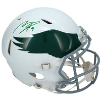 Makai Lemon Autographed Philadelphia Eagles Throwback 1969-73 Speed Authentic Helmet Beckett