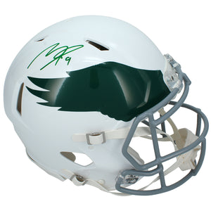 Makai Lemon Autographed Philadelphia Eagles Throwback 1969-73 Speed Authentic Helmet Beckett