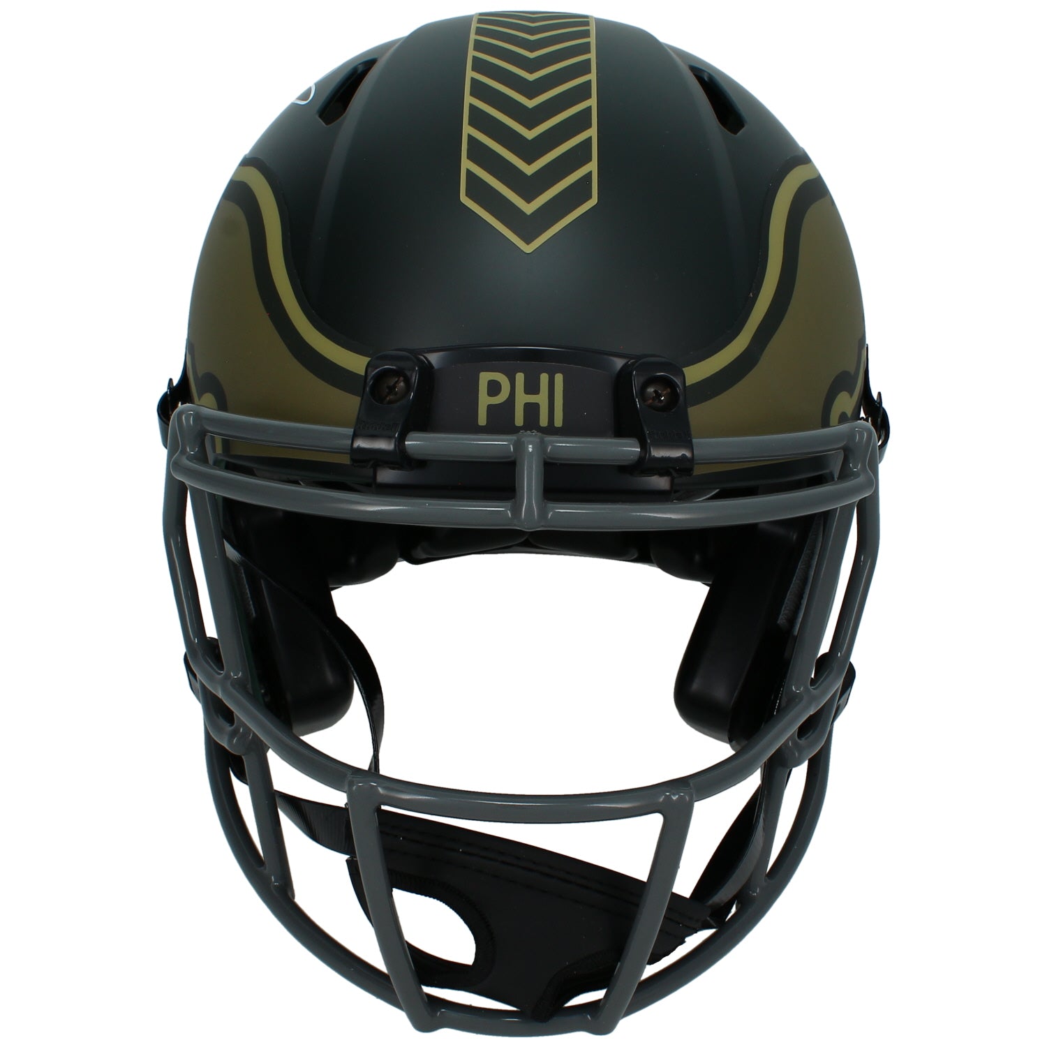 Makai Lemon Autographed Philadelphia Eagles 2025 Salute to Service Speed Authentic Helmet Beckett