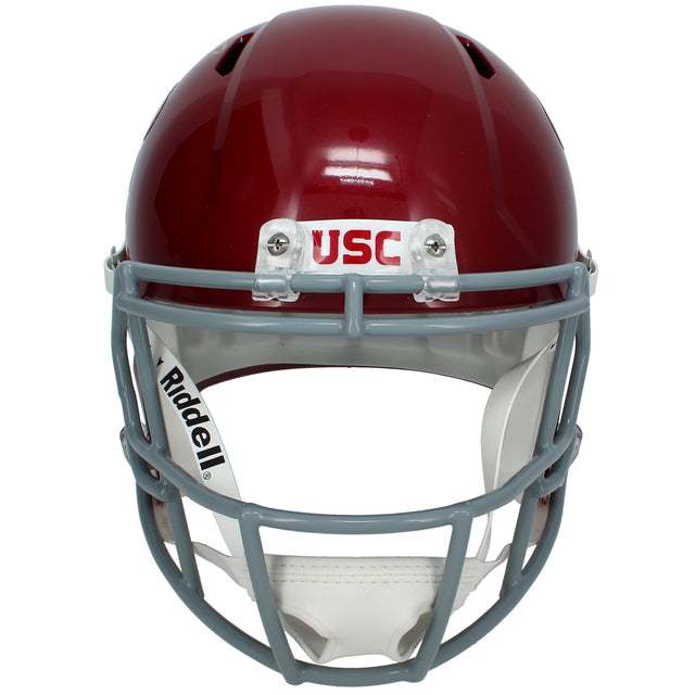 Makai Lemon Autographed USC Trojans Speed Full Size Helmet Beckett Witnessed
