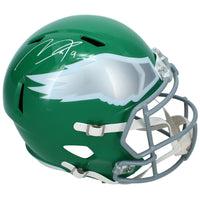 Makai Lemon Autographed Philadelphia Eagles Kelly Green 2023 Alternate Speed Full Size Helmet Beckett