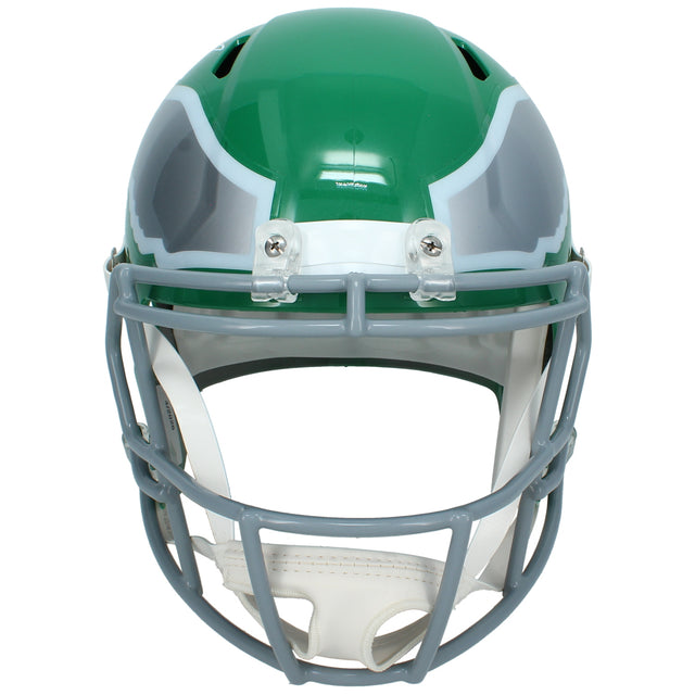 Makai Lemon Autographed Philadelphia Eagles Kelly Green 2023 Alternate Speed Full Size Helmet Beckett