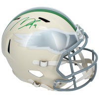Makai Lemon Autographed Philadelphia Eagles RETRO Speed Mini Helmet Beckett