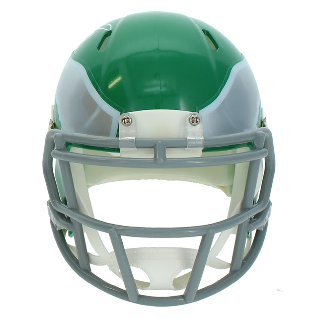 Makai Lemon Autographed Philadelphia Eagles Kelly Green 2023 Alternate Speed Mini Helmet Beckett