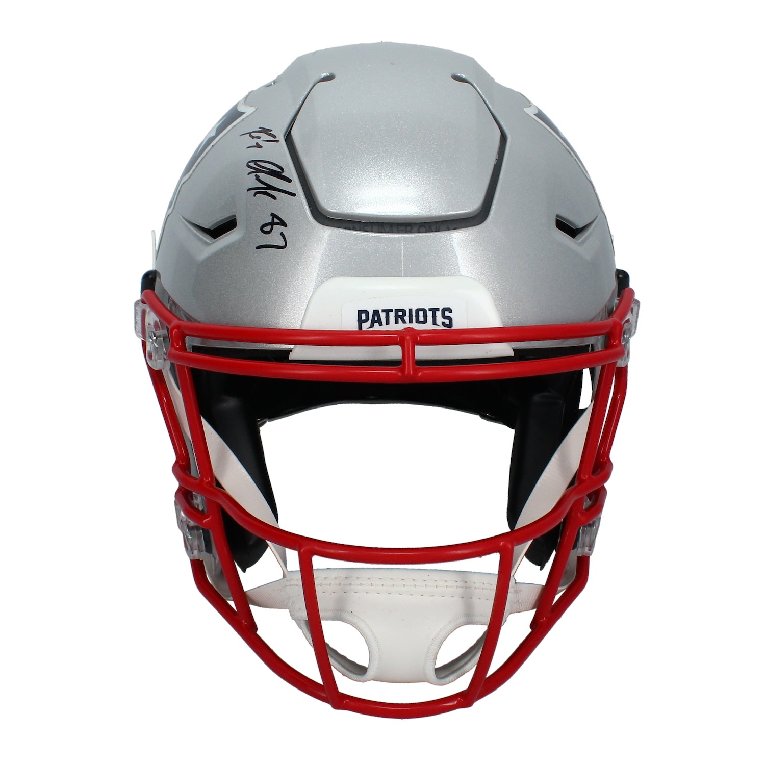 Tom Brady / Rob Gronkowski New England Patriots Autographed Authentic SpeedFlex Helmet Fanatics