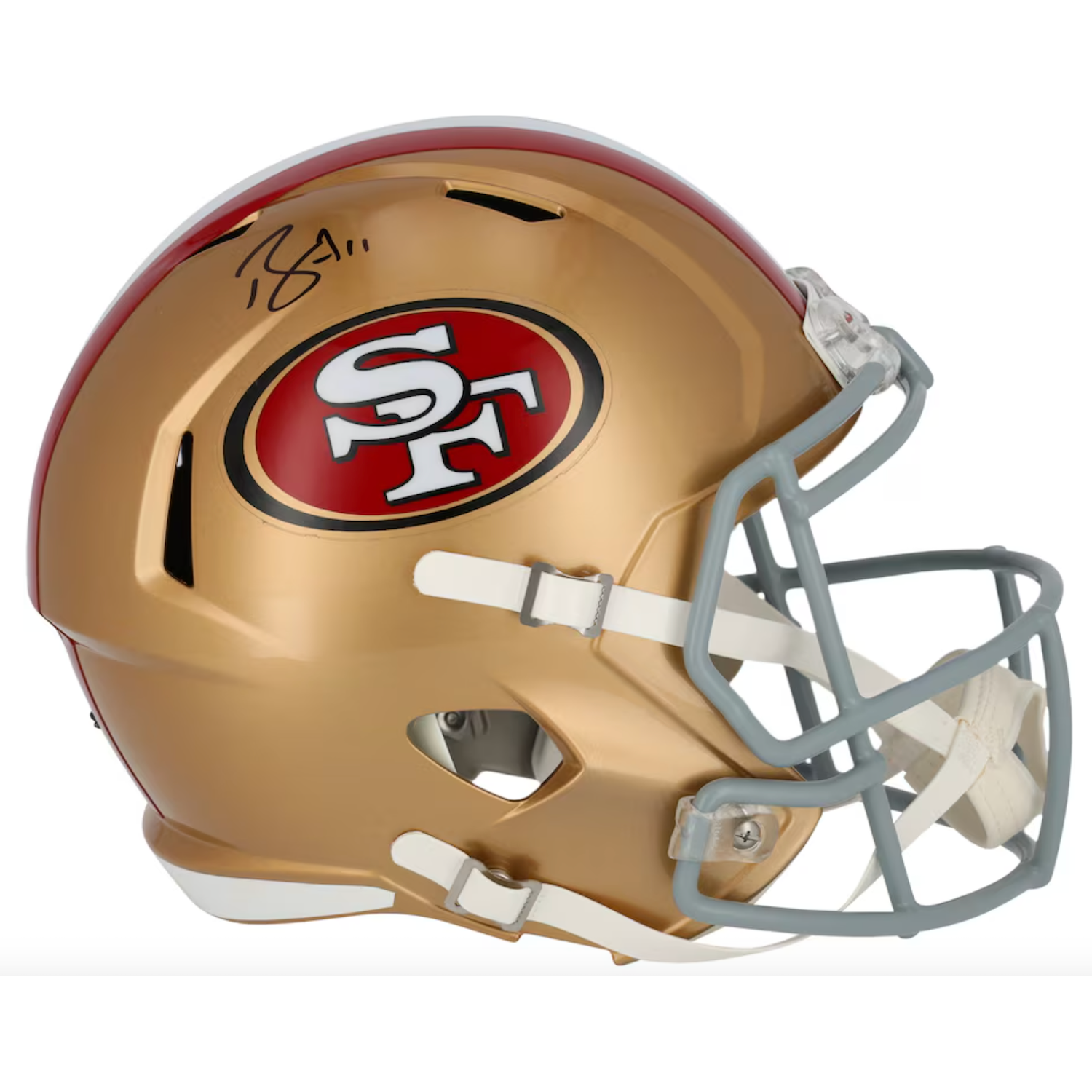 Brandon Aiyuk Autographed San Francisco 49ers Full Size Speed Helmet Fanatics