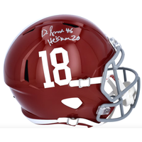 Devonta Smith Autographed "Heisman 20" Alabama Full Size Speed Helmet Fanatics