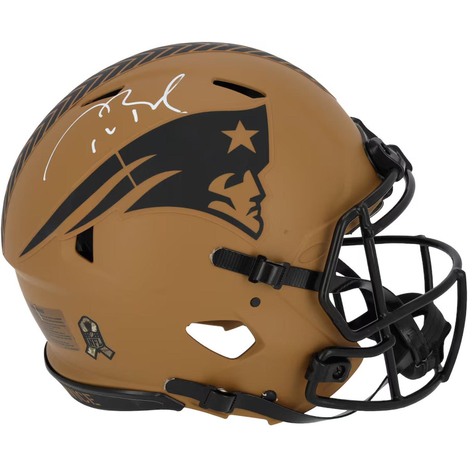 Tom Brady Autographed Patriots 2023 STS Speed Authentic Helmet Fanatics