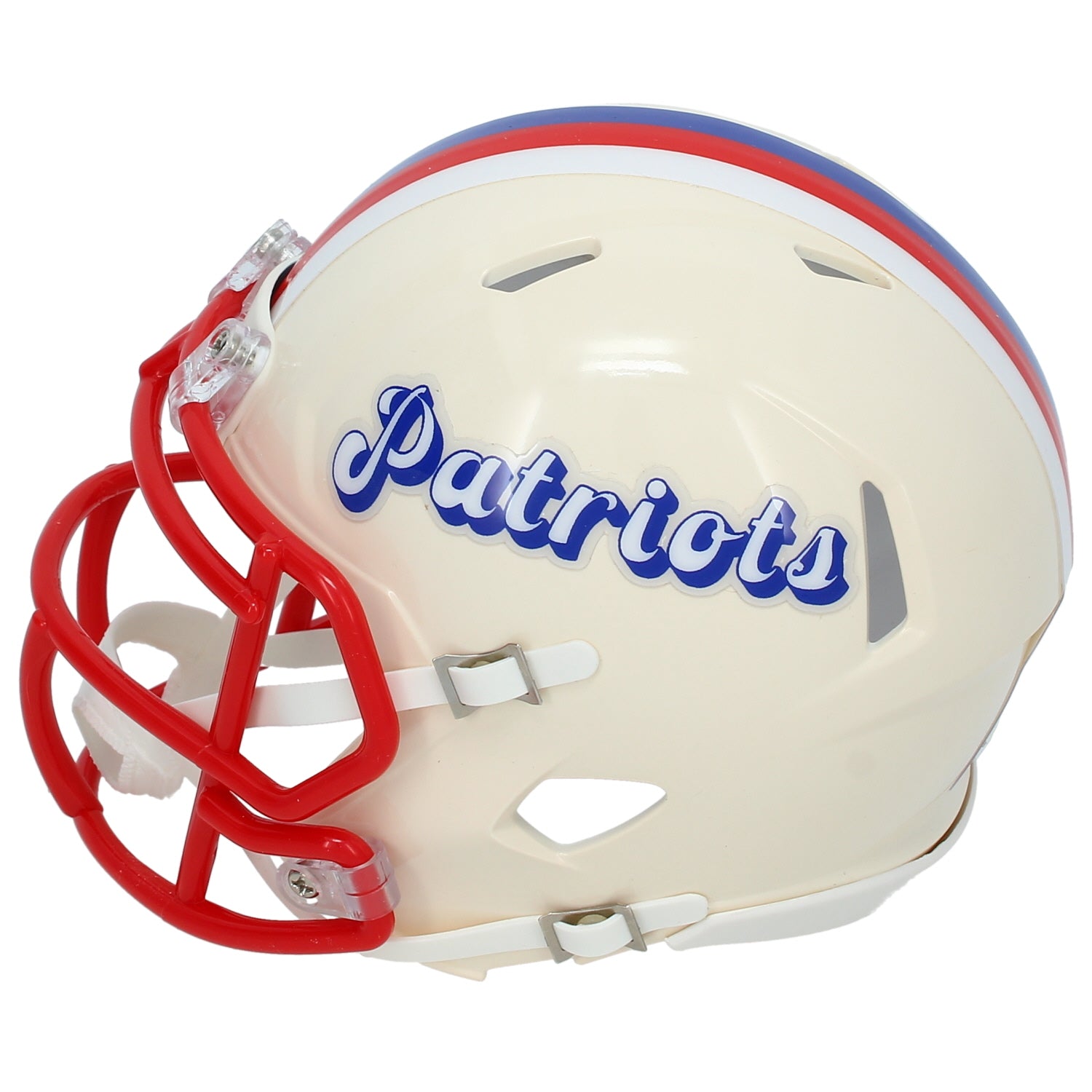 Christian Gonzalez Autographed New England Patriots RETRO Speed Mini Helmet Beckett