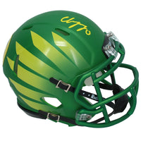 Christian Gonzalez Autographed Oregon Ducks Painted Wings Speed Mini Helmet Beckett
