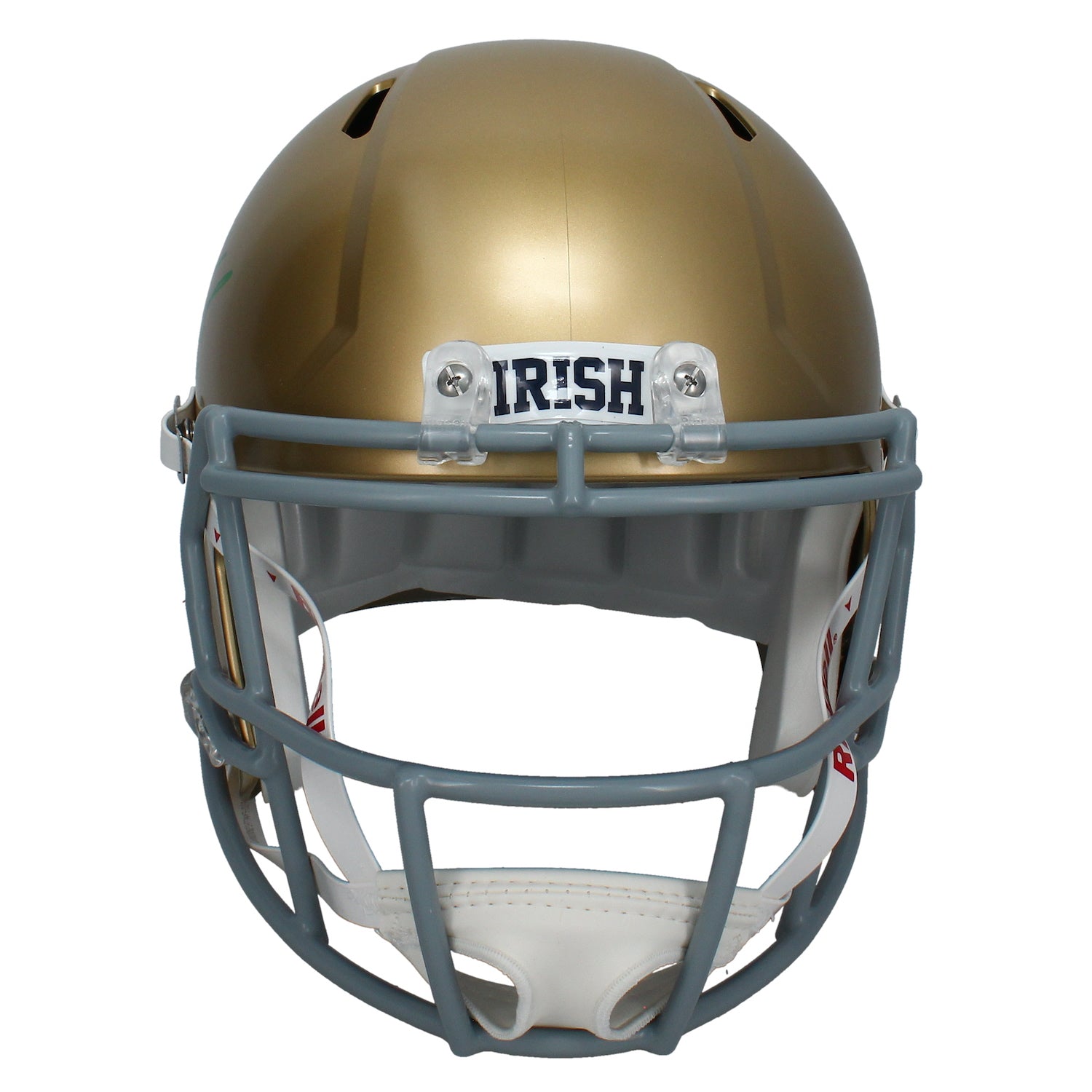 Kyren Williams Autographed (Green Ink) Notre Dame Speed Helmet Beckett