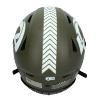 Kyren Williams Autographed Rams STS SpeedFlex Helmet w/ Military Visor Beckett