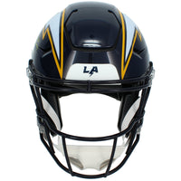 LaDainian Tomlinson Autographed/Inscribed "HOF 17" Chargers Navy 2025 Alternate Speedflex Authentic Helmet GTSM