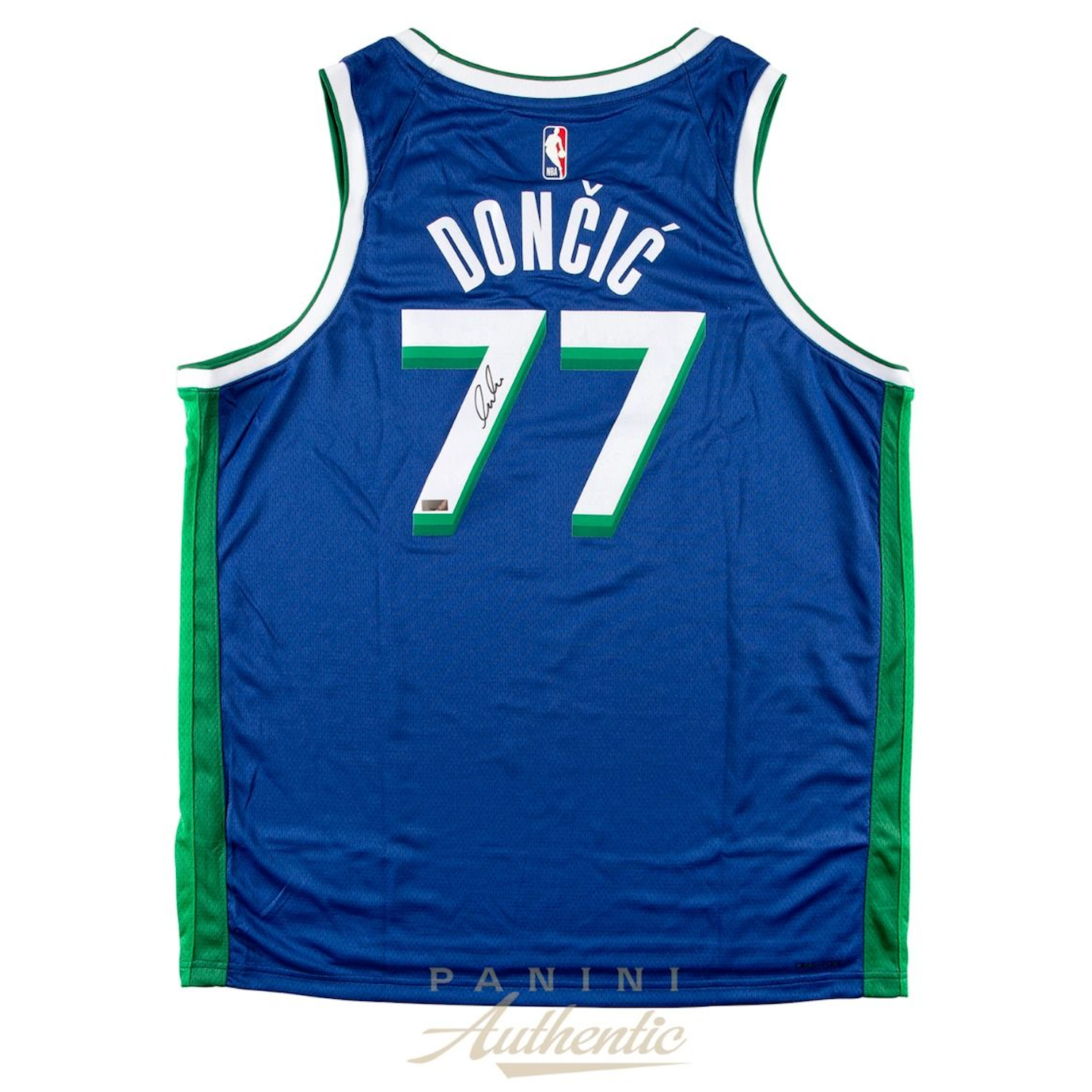 Luka Doncic Autographed Dallas Mavericks City Edition Nike Swingman Jersey Panini