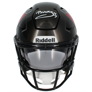 Bucky Irving Autographed Tampa Bay Buccaneers SpeedFlex Midi Helmet Beckett
