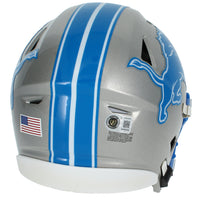 Isaac Teslaa Autographed Detroit Lions SpeedFlex Midi Helmet Beckett Witnessed