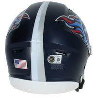 Taylor Lewan Autographed Tennessee Titans SpeedFlex Midi Helmet Beckett