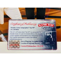 DEANDRE AYTON Signed Phoenix Suns 16 x 20 "Tip Off" Photograph STEINER LE 18/50