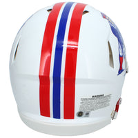 A.J. Brown Autographed New England Patriots 1990-92 Throwback Speed Authentic Helmet Beckett