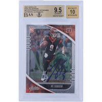 Joe Burrow Autographed Bengals Panini Absolute #158 Rookie Card Beckett 10
