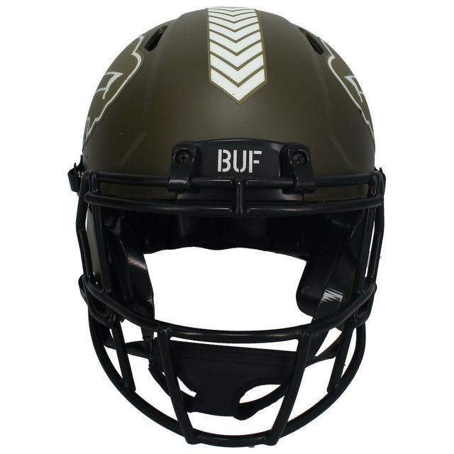 Josh Allen Autographed Buffalo Bills STS Authentic Speed Helmet Beckett