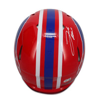Josh Allen Autographed Bills Throwback Authentic Speed Helmet Beckett