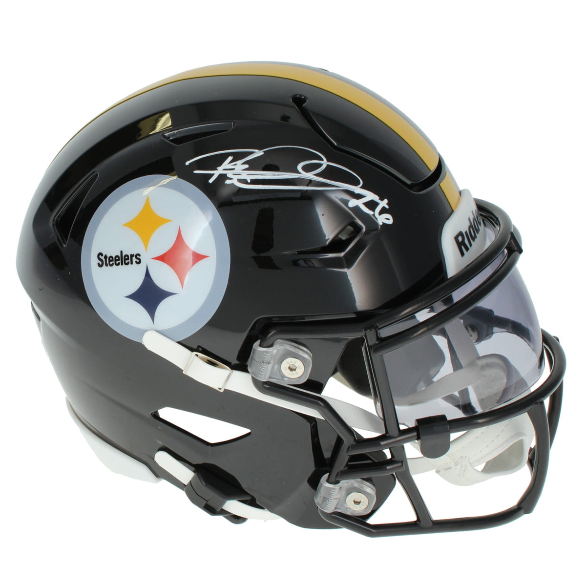 Rod Woodson Autographed Pittsburgh Steelers Speedflex Midi Helmet Beckett