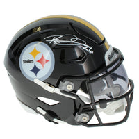 Rod Woodson Autographed Pittsburgh Steelers Speedflex Midi Helmet Beckett