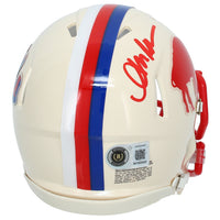 Andre Reed Autographed Buffalo Bills RETRO Speed Mini Helmet Beckett Witnessed