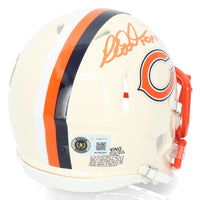 Richard Dent Autographed/Inscribed "HOF 2011" Chicago Bears RETRO Speed Mini Helmet Beckett
