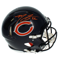 Matt Forte Autographed Chicago Bears Speed Authentic Helmet Beckett Witnessed