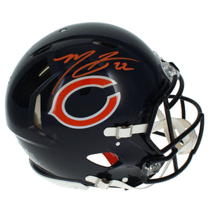 Matt Forte Autographed Chicago Bears Speed Authentic Helmet Beckett Witnessed