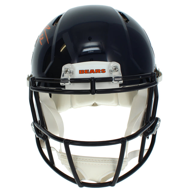 Matt Forte Autographed Chicago Bears Speed Authentic Helmet Beckett Witnessed