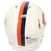Devin Hester Autographed Chicago Bears 1936 Tribute Speed Authentic Helmet Beckett