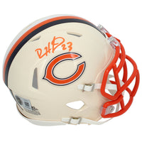 Devin Hester Autographed Chicago Bears RETRO Speed Mini Helmet Beckett Witnessed