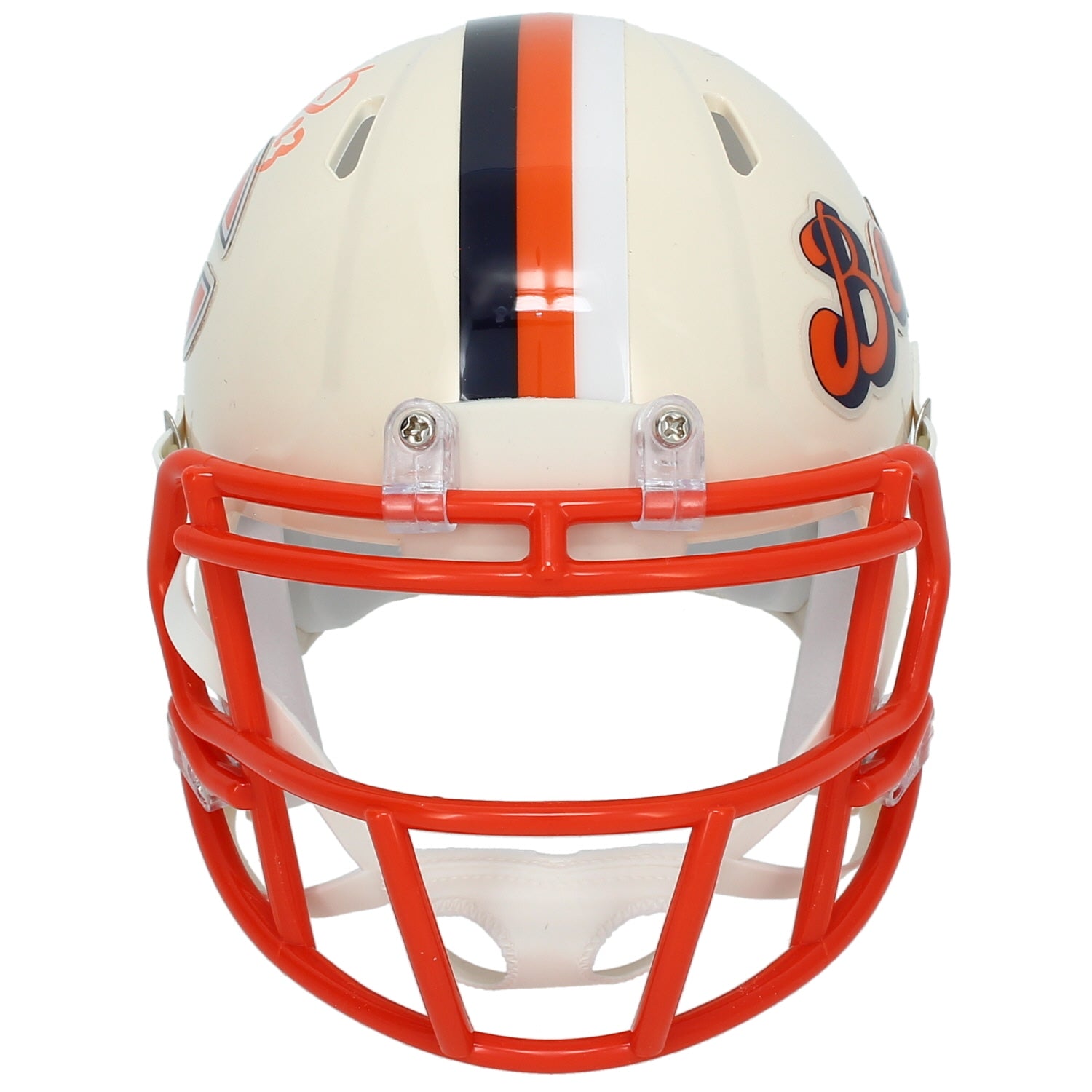 Devin Hester Autographed Chicago Bears RETRO Speed Mini Helmet Beckett Witnessed