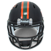 Devin Hester Autographed Miami Hurricanes Black Alternate Speed Mini Helmet Beckett